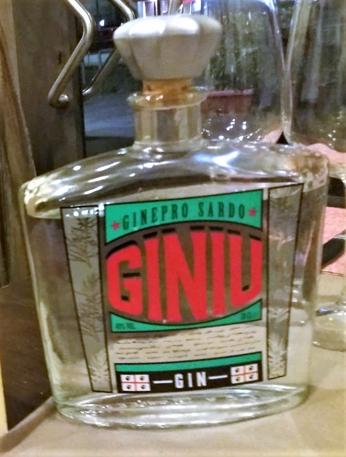 GINIU,  il Gin di Silvio Carta